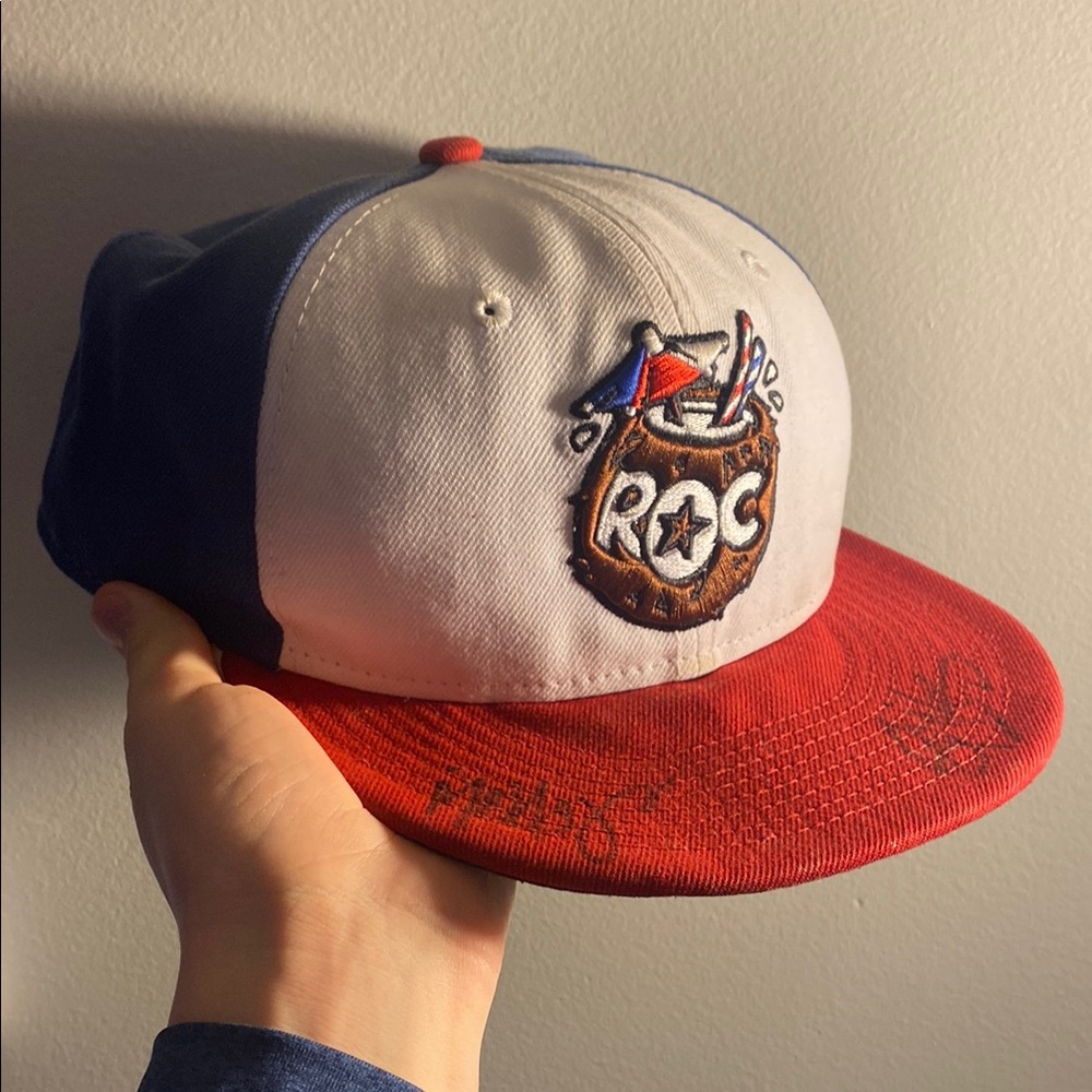 Rochester redwings cocos locos hat signed